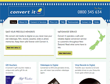 Tablet Screenshot of convertit.co.nz